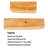 Live Edge Floating Shelves Set Of 2, 24" And 16" Natural Pine Wall Shelves
