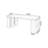Light-walnut Rectangular Solid Wood desk-117064781