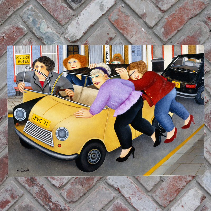 BERYL COOK Traditional Entertainment Wall Decor on Ceramic