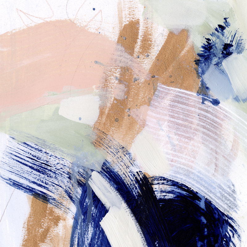 Lanikai I by Victoria Borges - Wrapped Canvas Painting, 122cm H x 122cm W