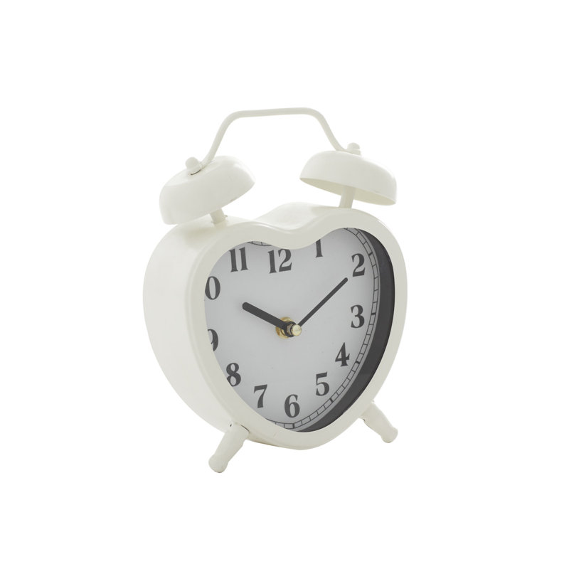 Horloge de table Farmhouse, Blanc