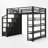 Full Metal Loft Bed With Storage
