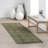 Forland Textured Geometric Tasseled Area Rug-1740601597