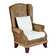 Bali Upholstered Wingback Chair
