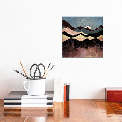 Crimson Peaks - Print on Canvas