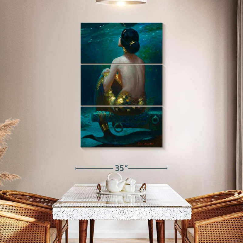 Kelan Shimmering Dreams, 50" H x 32" W