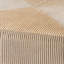 Pinstriped Square Ottoman