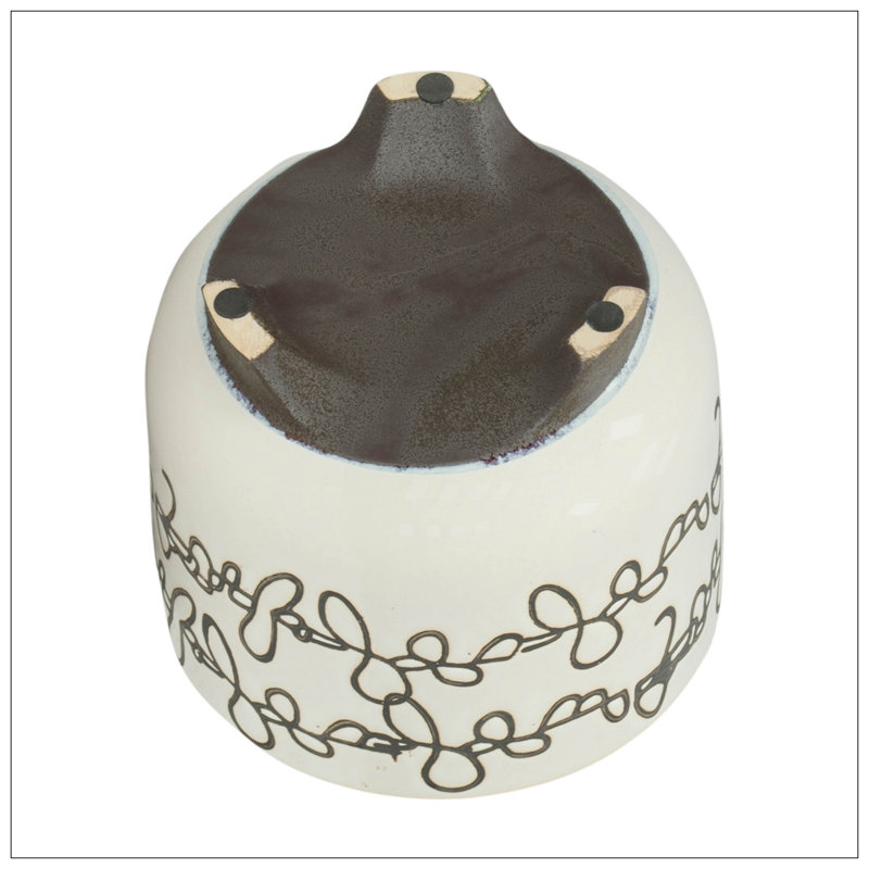 POT DE TABLE S / 2 EN CÉRAMIQUE 6/8 po, beige