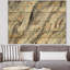 Glam Golden Falls - impression moderne sur bois de pin naturel-54972443