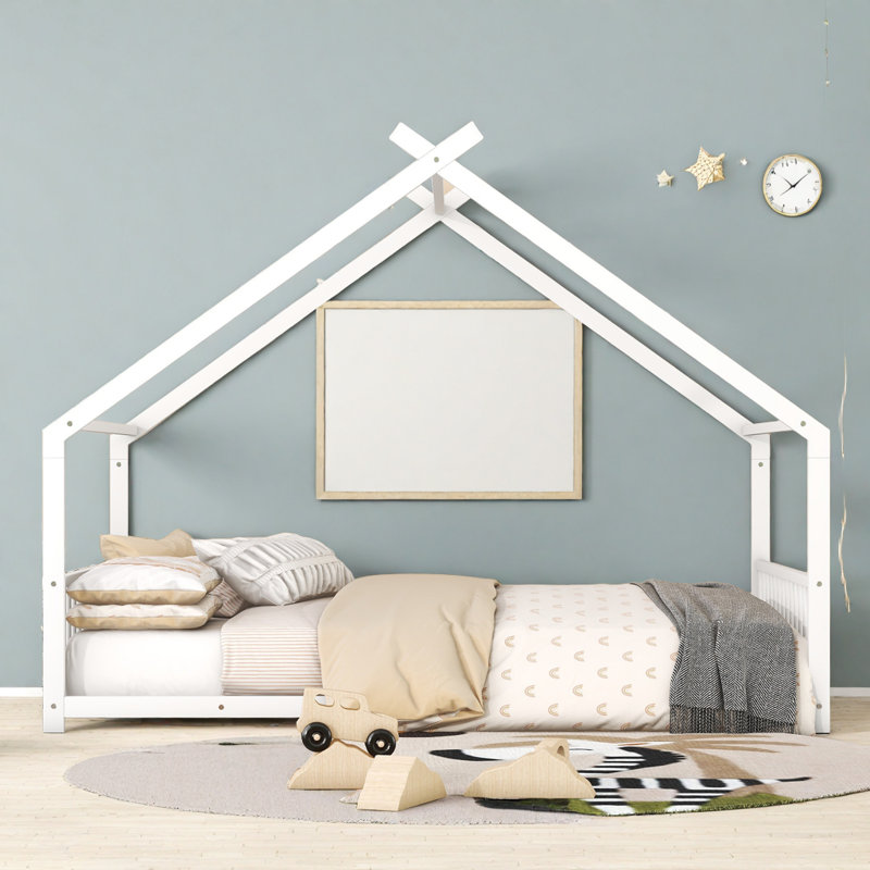 Station de jeu durable pour enfants, Blanc, Lit double
