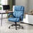Vinsetto Big And Tall Office Chair With Wide Seat, Executive Computer Chair With Adjustable Height, Swivel Wheels And Linen-544362490