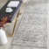 Riebe Abstract Black/Silver Area Rug
