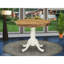 Table de salle à manger antique - plateau rond en bois avec base en piédestal-1368133158-1368133165-1368133174