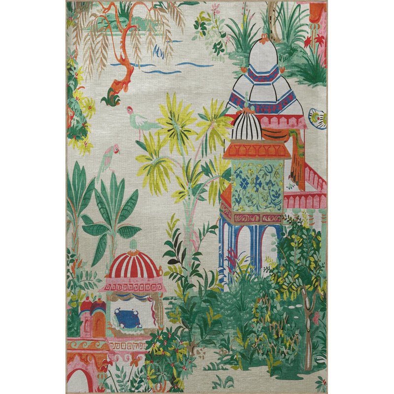 Tapis rectangulaire Didmarton, Rectangle 5 pi x 9 pi 11 po
