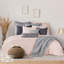 Housse de couette en lin délavé - rosé-113923821