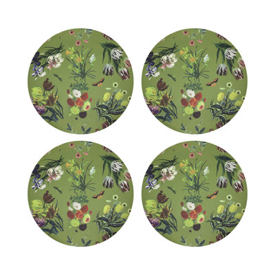 Flora Fauna Pebble 16" Vinyl Placemat