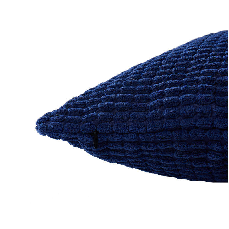 Set of 2 Throw Pillow Covers Only– 20"x20" Decorative Throw Pillow Covers, 20"x20", Navy
