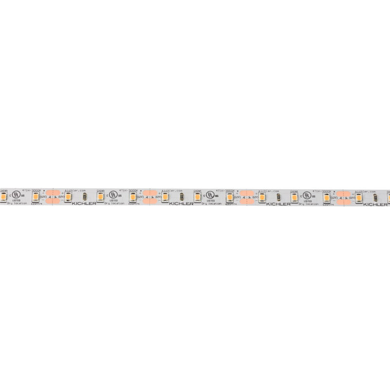 Ruban lumineux à DEL pour dessous d'armoire, H 0,25 po x L 192 po x P 0,5 po, 2700