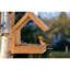 Olvera Wood Hanging Tray Bird Feeder