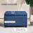Fabric Tufted Storage Ottoman With Flip Top Seat Lid, Metal Hinge And Stable Eucalyptus Wood Frame-1831223527