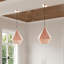 Luminaire suspendu géométrique 1 lumière Annalise-1753601