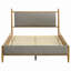 Lit plateforme gris et clair-134049462