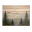 Mountain Mist Utah - Paysage moderne, art mural en bois sur bois de pin naturel-1956094791