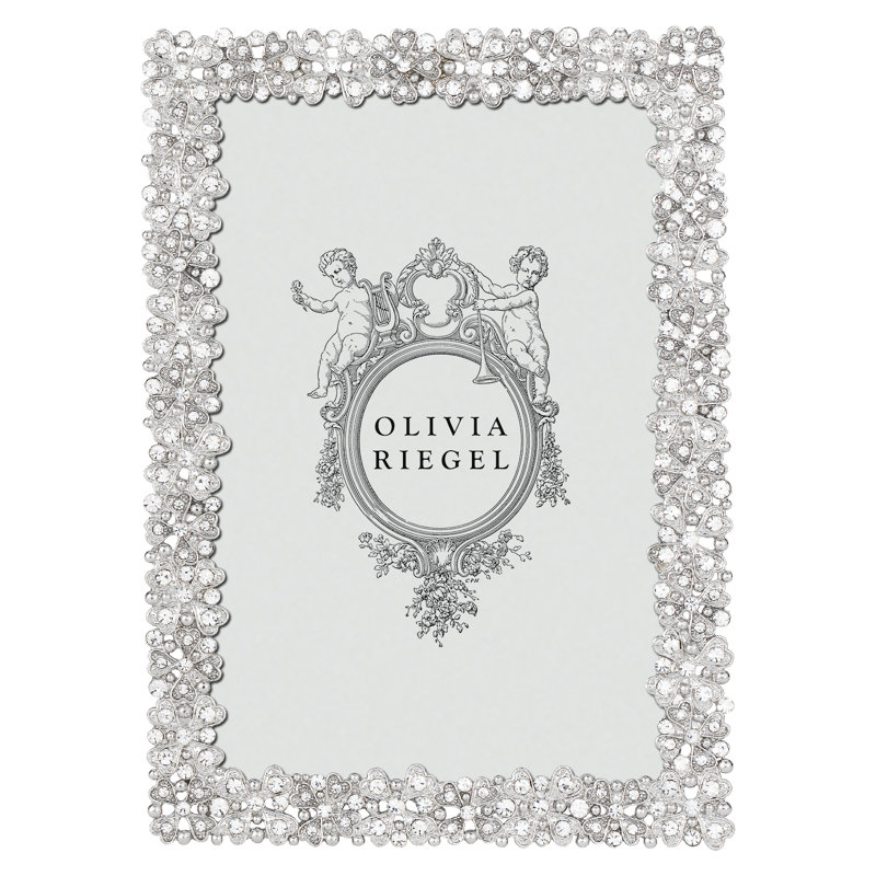 Evie Metal Picture Frame, Silver, 4" x 6"