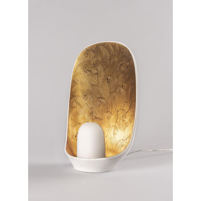 Mirage 14.17" White Table Lamp