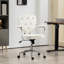 Fauteuil de bureau pivotant confortable avec dossier clouté en strass-1527387201-1527387203-1527387212