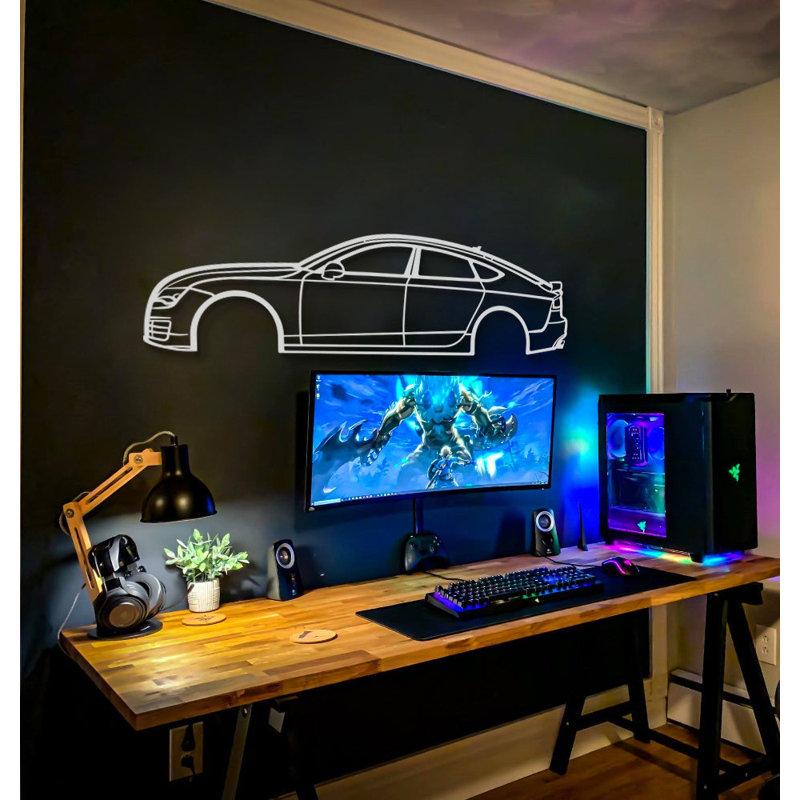 No Frame Print on Metal, 49" H x 13" W
