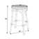 Tobias Outdoor Rattan and Metal Counter Stool