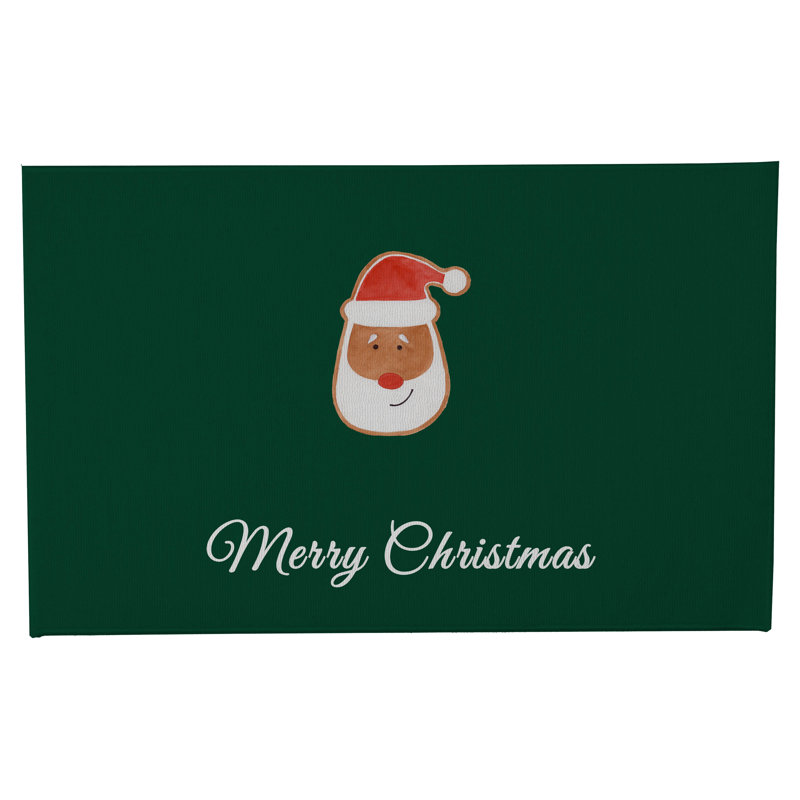 Paillasson Merry Christmas, Evergreen, L 17 po x L 24 po