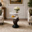 Eagle Head Marble-Top Accent Table