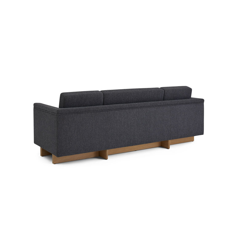Frank Lloyd Wright Galesburg Sofa, Paynes Gray