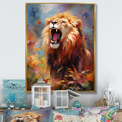 Lion impressioniste sérénade impressionniste - impression