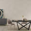 Chaise d'appoint rembourrée beige Brennon