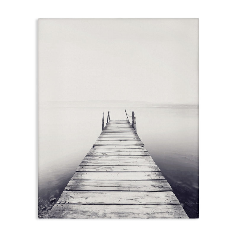 "Quiet Pier", art par Annabelle Hall, H 48 po x l 36 po