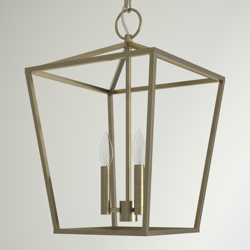 Howington 3 - Light Lantern Pendant, Antique Brass