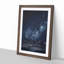 Stars Above the Mountains Abstract Art - Picture Frame Graphic Art Print-55730489-55730491