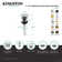 Kingston Brass Push Pop-Up Bathroom Sink Drain without Overflow, 22 Gauge