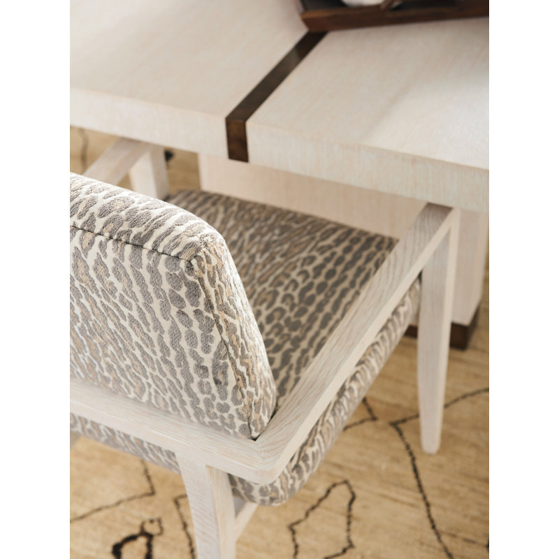Carmel Upholstered Arm Chair, Brown