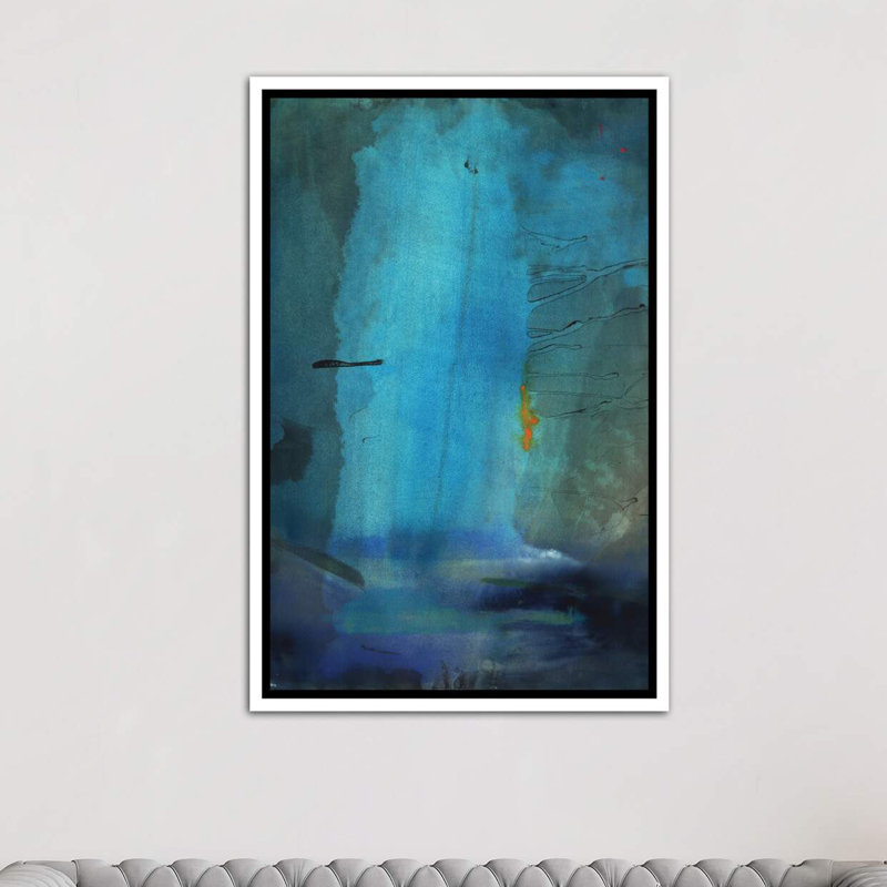 « reality » par michelle oppenheimer-reproduction d’art, H 48 po x l 32 po x P 1,5 po, Toile blanche encadrée