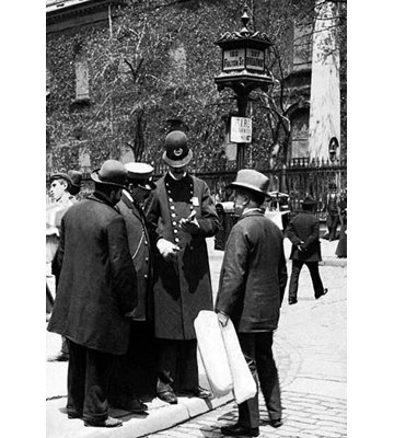 Donner des directions à une âme perdue, new york city-reproduction de photo