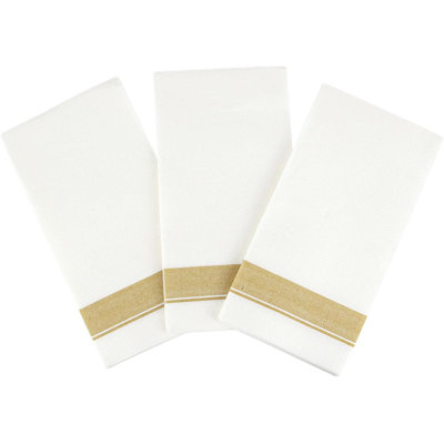 Ecoquality Disposable Cloth Feel Dinner Napkins for 150 Guests