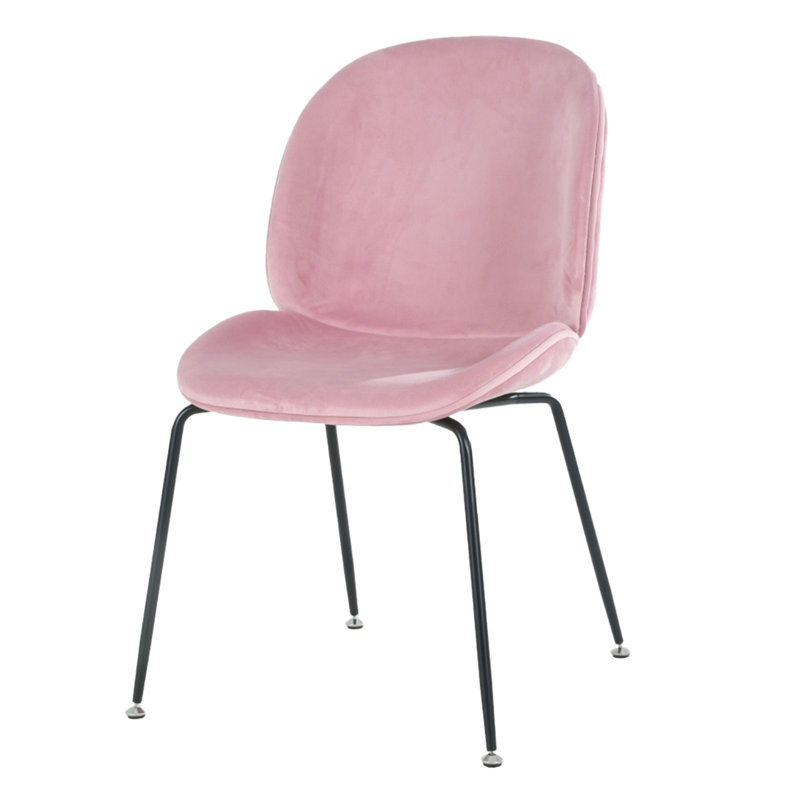 Anitra 45 cm H Velvet Side Chair, Pink