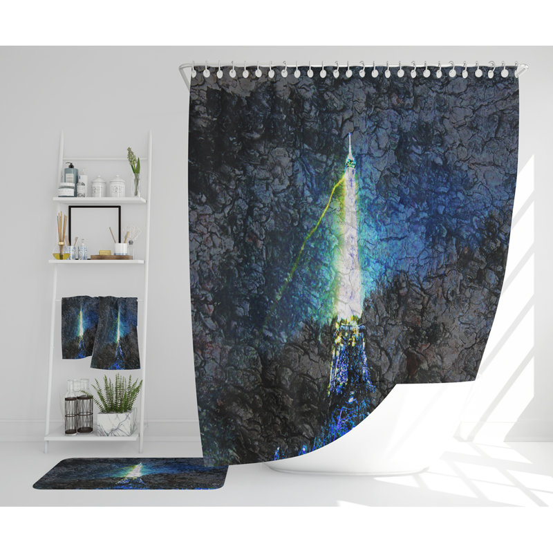 Neajah Polyester Shower Curtain Set