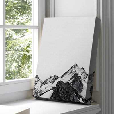 Paysage avec toile tendue avec châssis LXVII - Prêt à être accroché