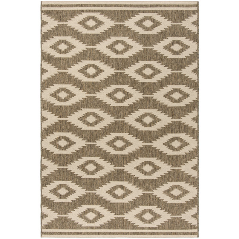 Abbigail Southwestern Indoor/Outdoor Area Rug, Rectangle 5'3" x 7'6"