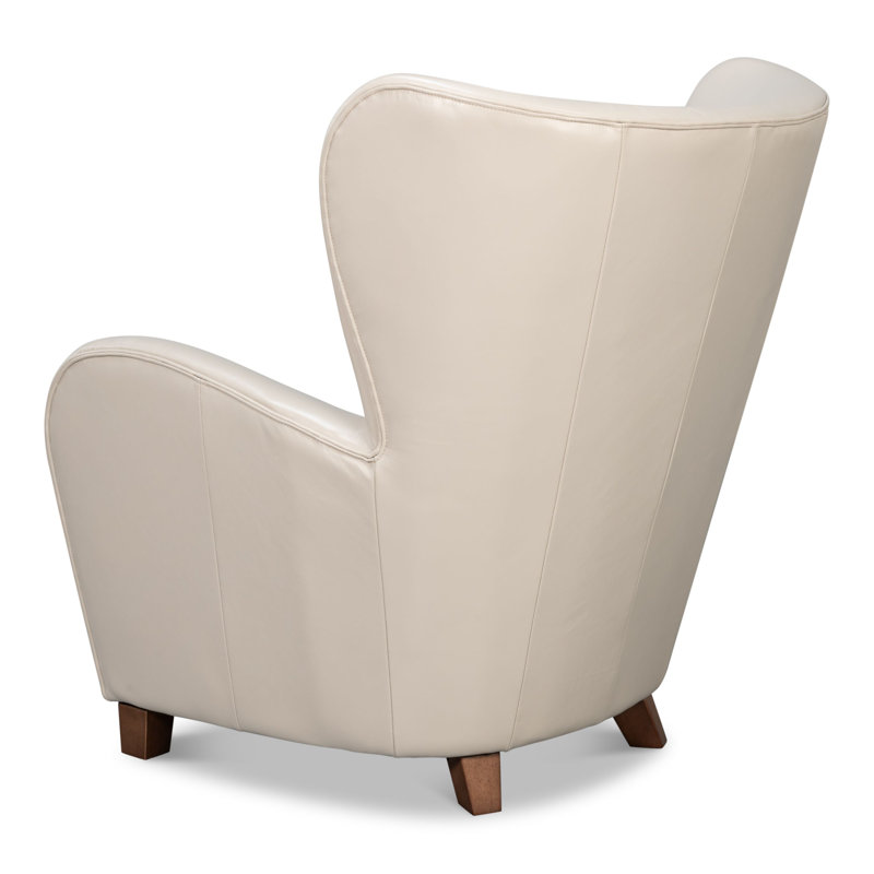 Lombard Club Chair, Crystal White